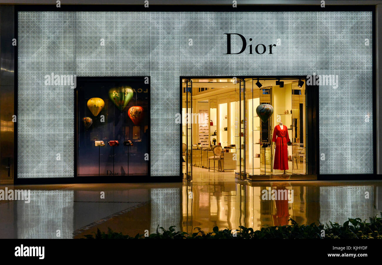The Dior storefront inside the The Shops at Crystals near the Aria Resort  and Casino, Las Vegas Stock Photo - Alamy