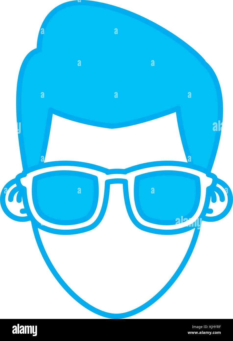 Man with sunglasses Stock Vector Image & Art - Alamy