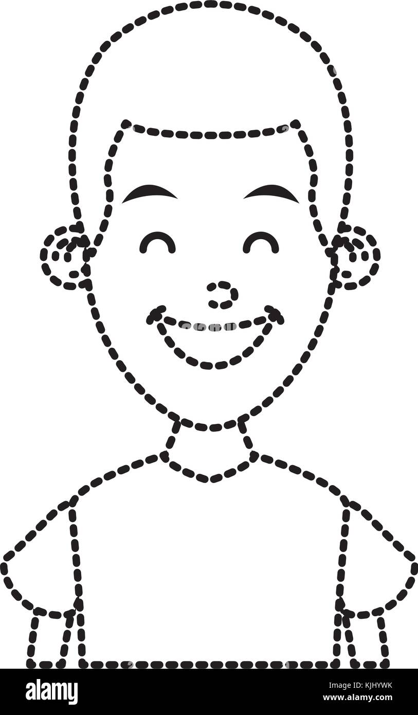Boy smiling profile Stock Vector Image & Art - Alamy