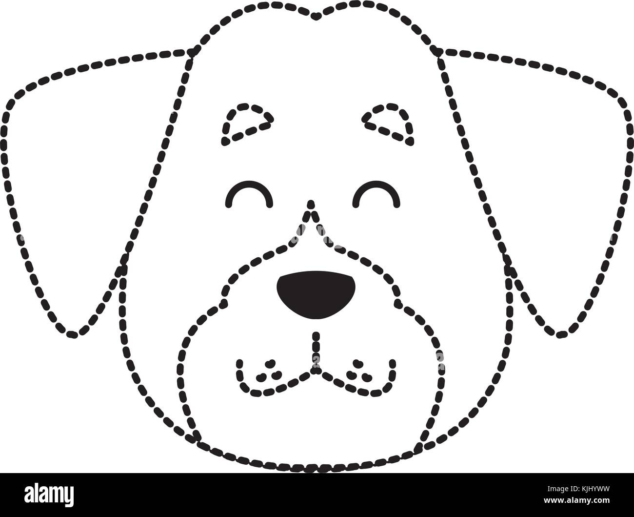 Dog head cartoon Stock Vector Image &amp; Art - Alamy