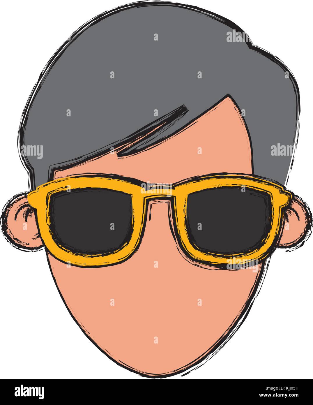 Man with sunglasses Stock Vector Image & Art - Alamy