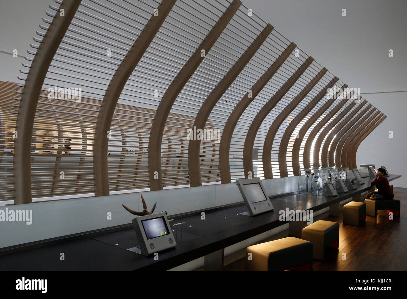 MusŽe de l'homme, Museum of Mankind, Paris. France. Stock Photo