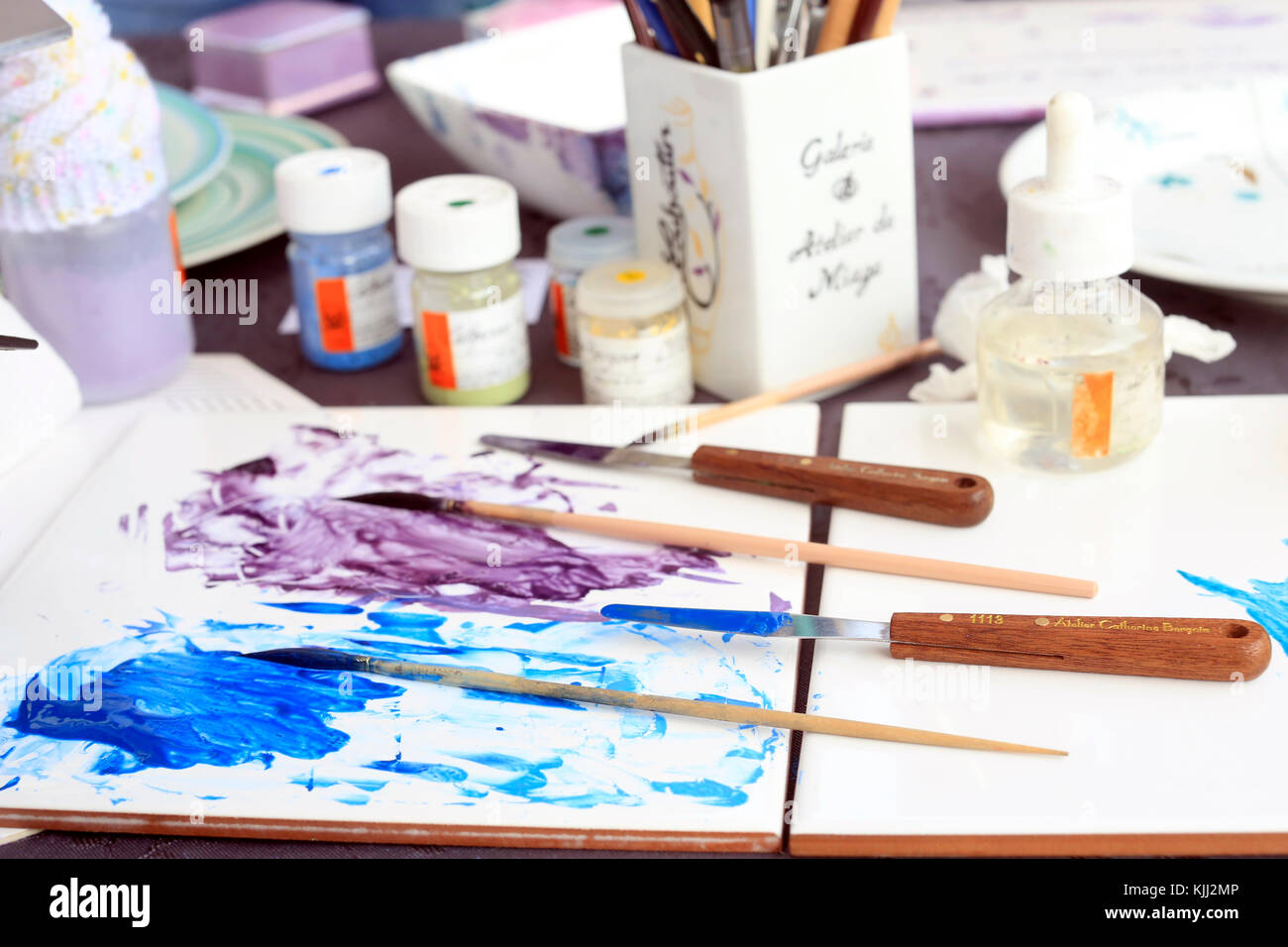 Paint brushes. France Stock Photo Alamy
