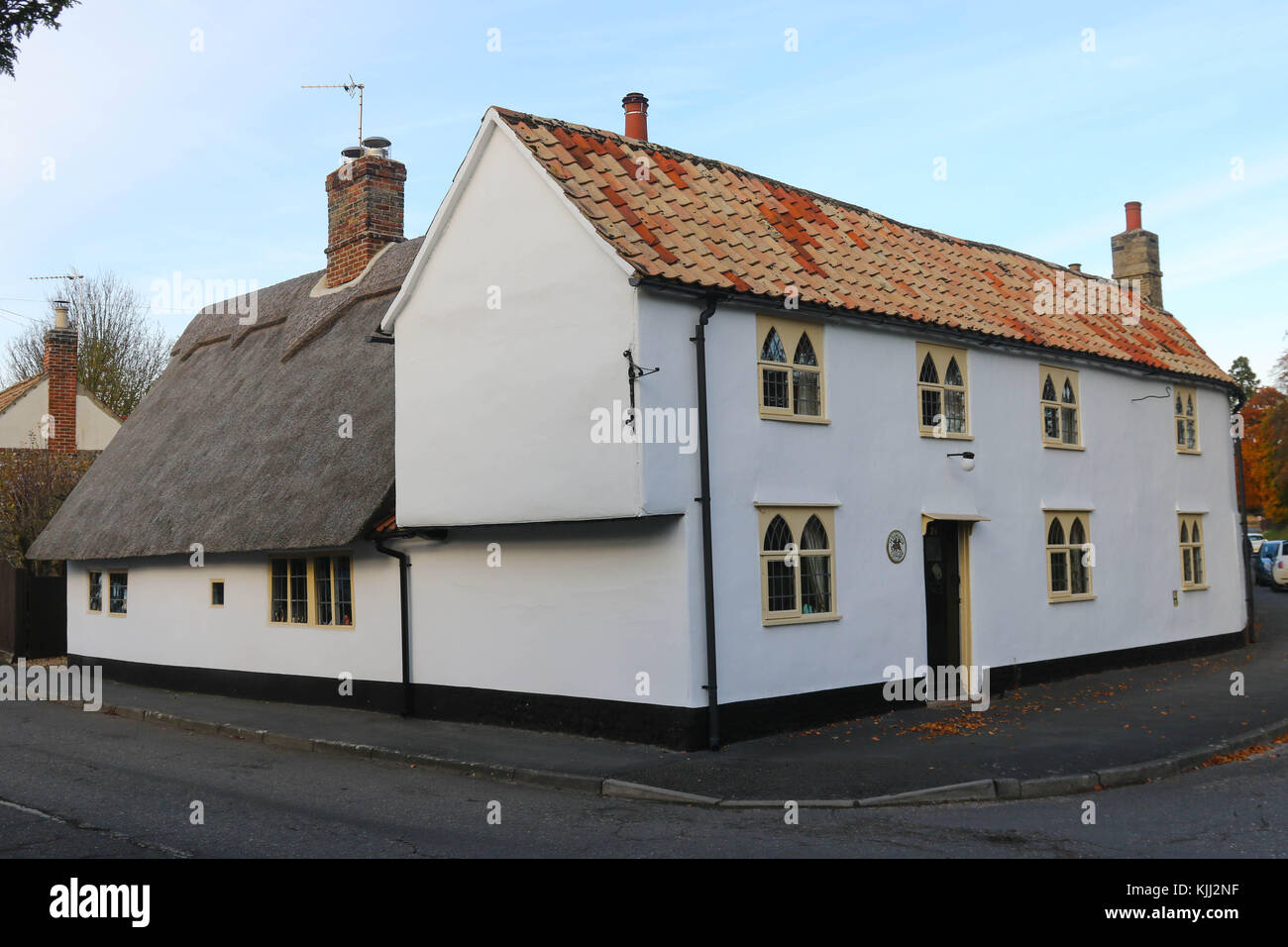 Jeremiah's Cottage, Little Abington, Cambridgeshire, UK Stock Photo