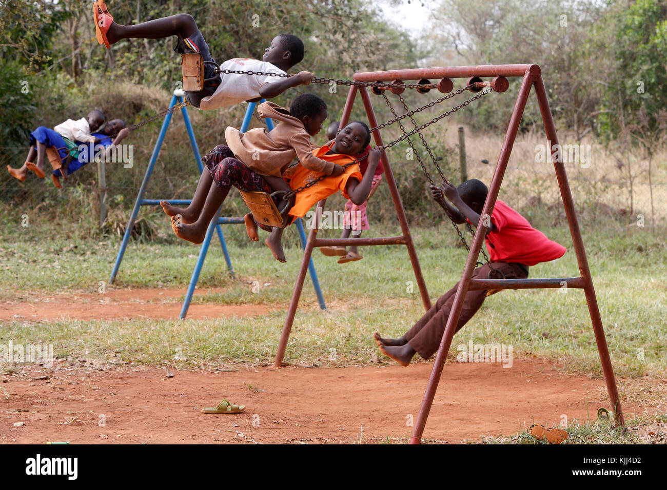 Uganda children game hires stock photography and images Alamy