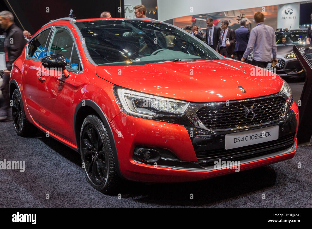 GENEVA, SWITZERLAND - MARCH 1, 2016: Citroen DS 4 Crossback car showcased  at the 86th Geneva International Motor Show Stock Photo - Alamy