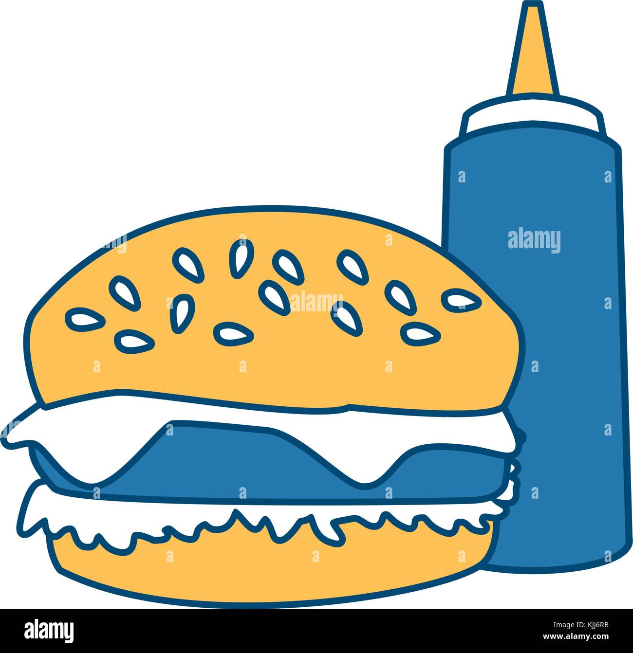 Hamburger fast food Stock Vector Image & Art - Alamy