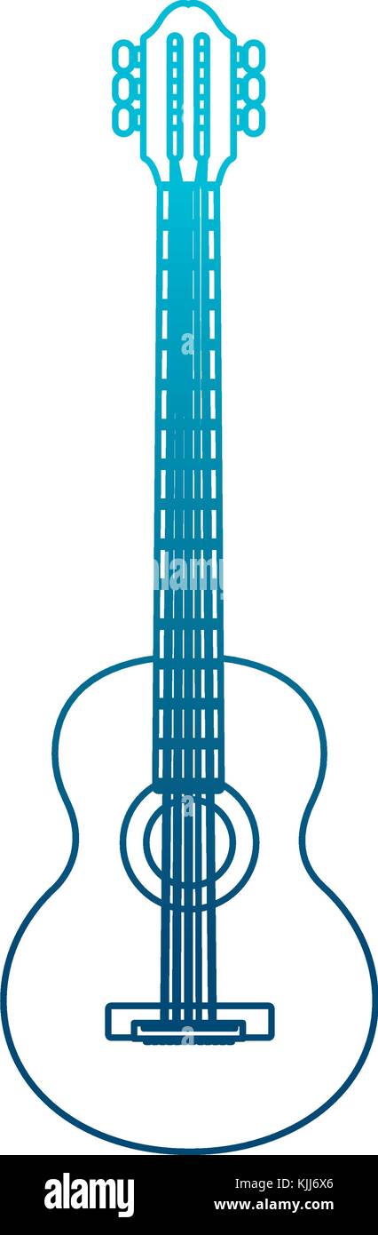 Acoustic guitar music instrument Stock Vector Image & Art - Alamy