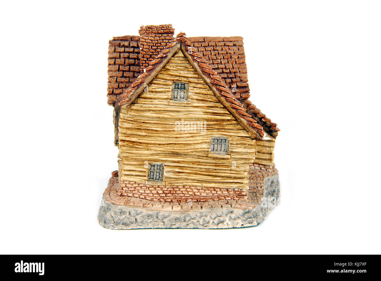 miniature house isolated on white Stock Photo - Alamy