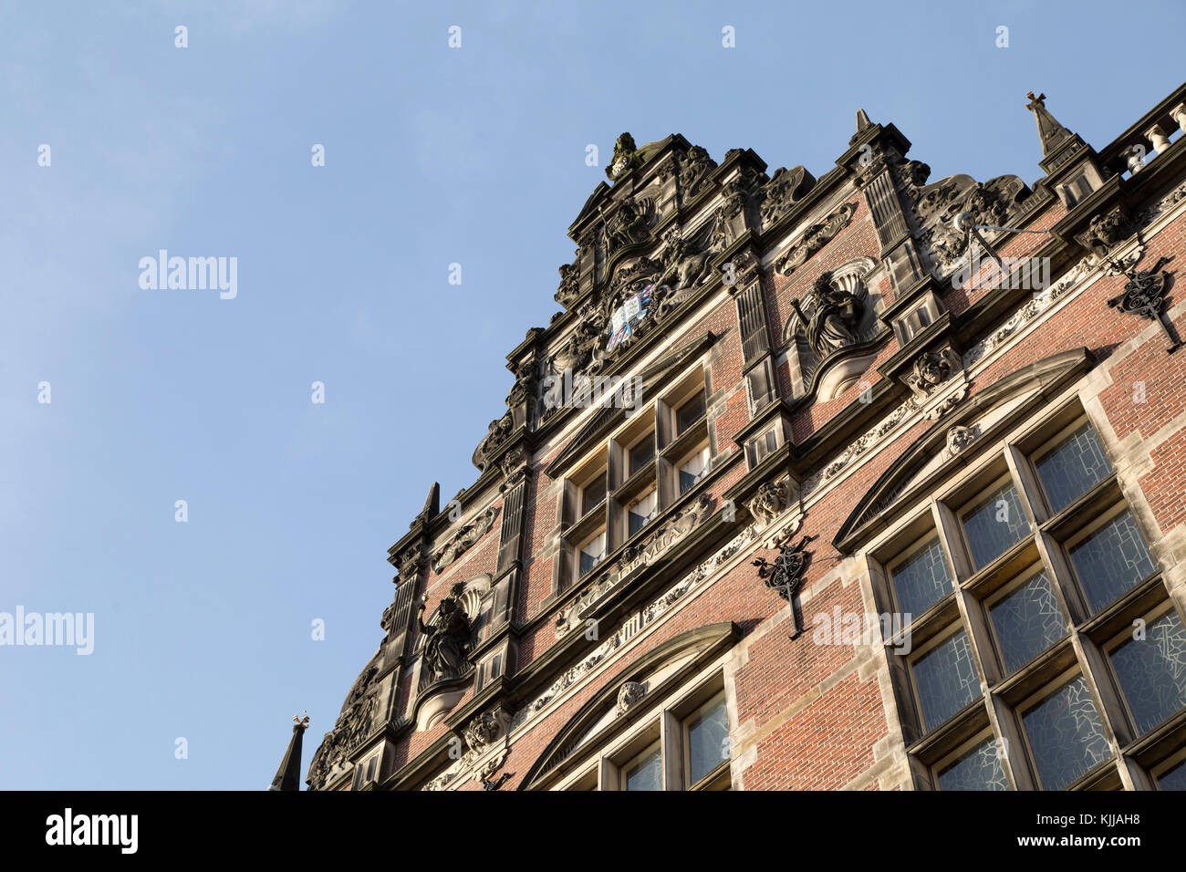 The University of Groningen in Groningen, the Netherlands. The place of education is a long-established place of learning. Stock Photo