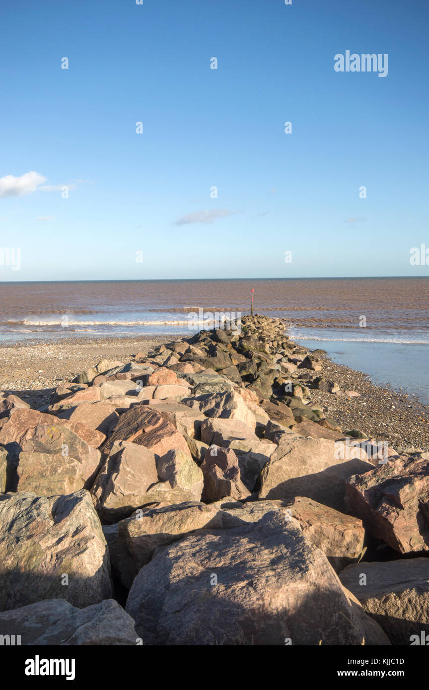 Erosion, Aldborough, Yorkshire UK Stock Photo