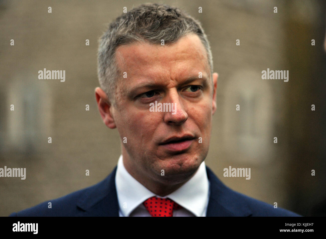 London, UK, 22/11/2017 Nigel Martin Evans MP for Ribble Valley talks to ...
