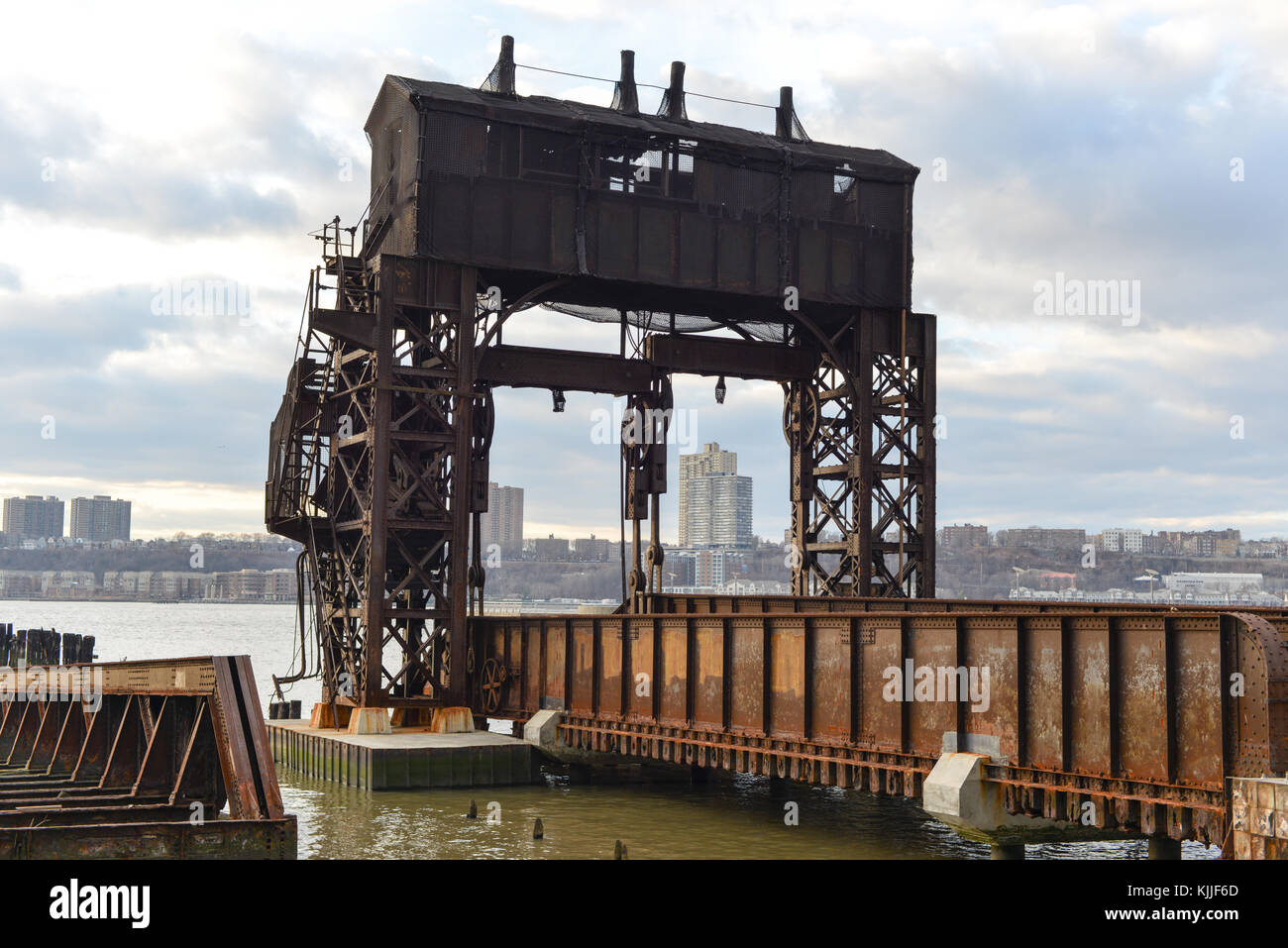 New York Central Railroad 69th Street Transfer Bridge alongside