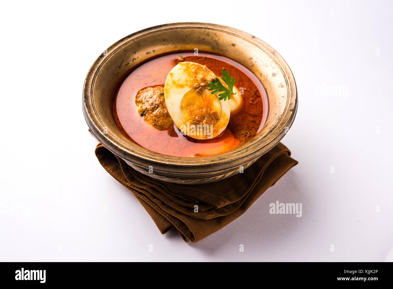 Anda Curry or Egg Curry or Egg masala gravy, indian spicy food or