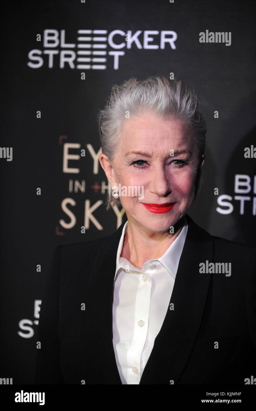 NEW YORK, NY MARCH 09 Helen Mirren attends the 'Eye In The Sky' New