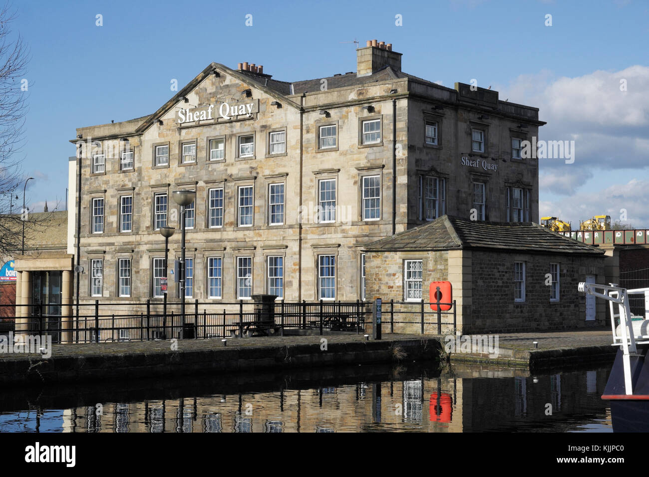 Sheaf Quay former canal warehouse in Victoria Quays Sheffield England