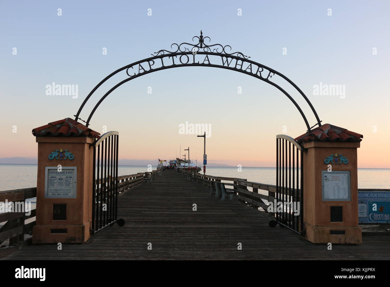 Capitola Wharf, Capitola, CA Stock Photo Alamy