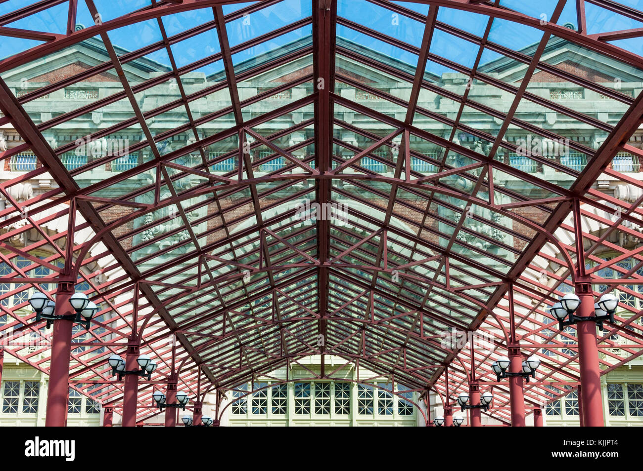 Glass Canopy Entrance Stock Photos Glass Canopy Entrance Stock