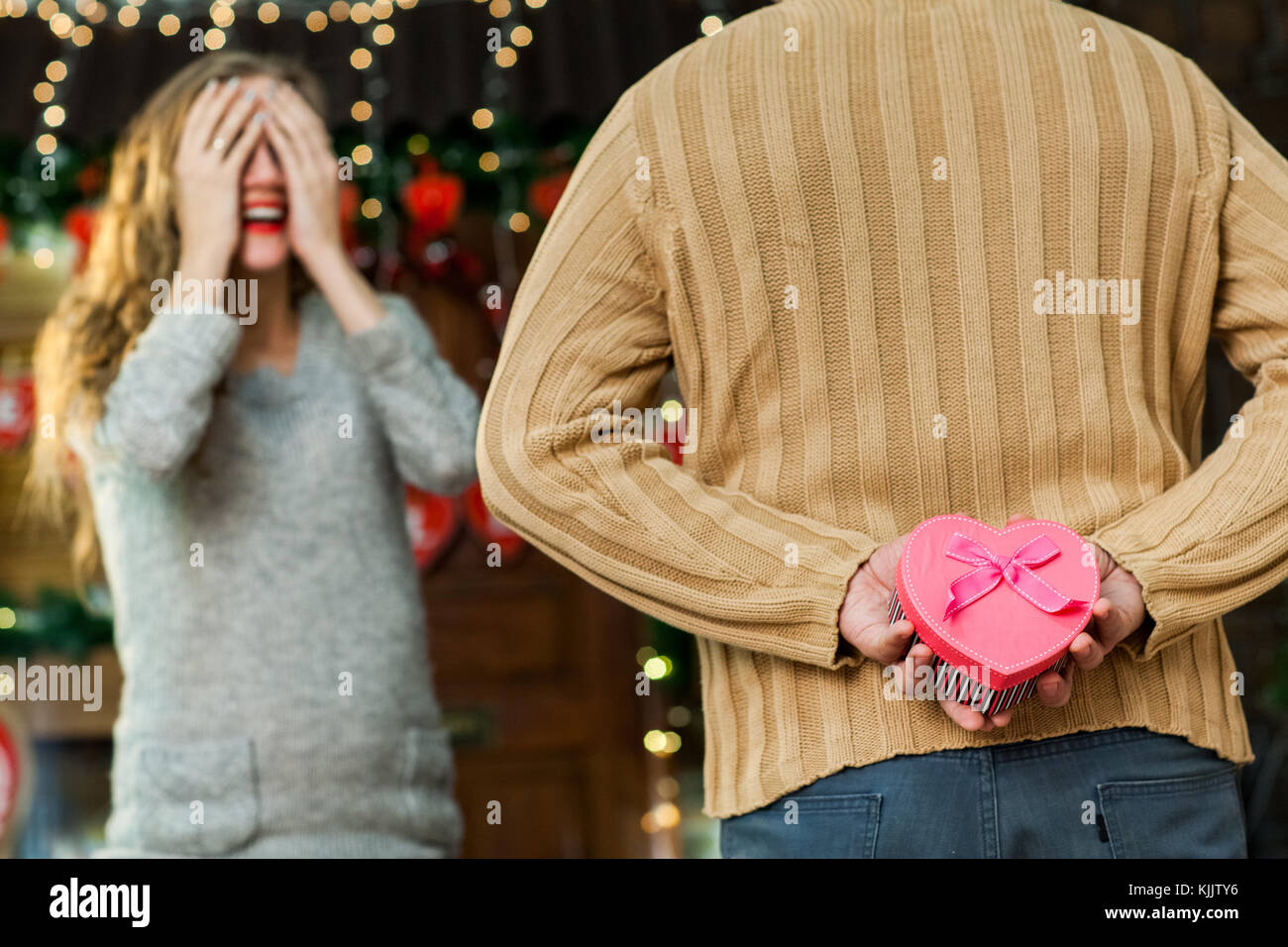 surprise husband on valentine's day