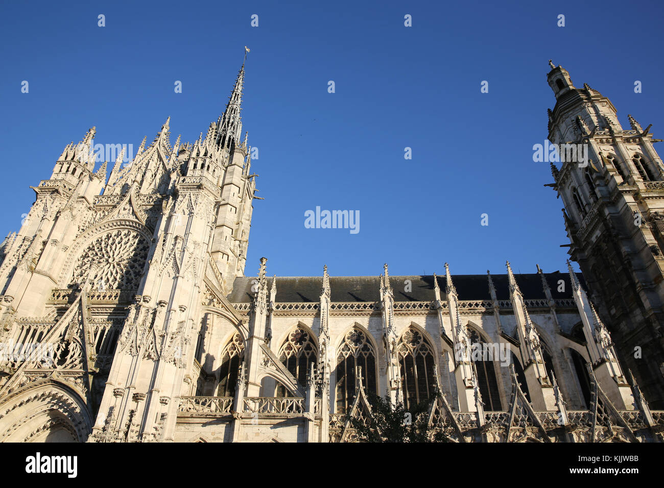 Notre Dame cathedral, Evreux. Stock Photo