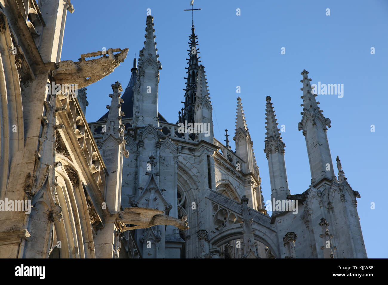 Notre Dame cathedral, Evreux. Stock Photo