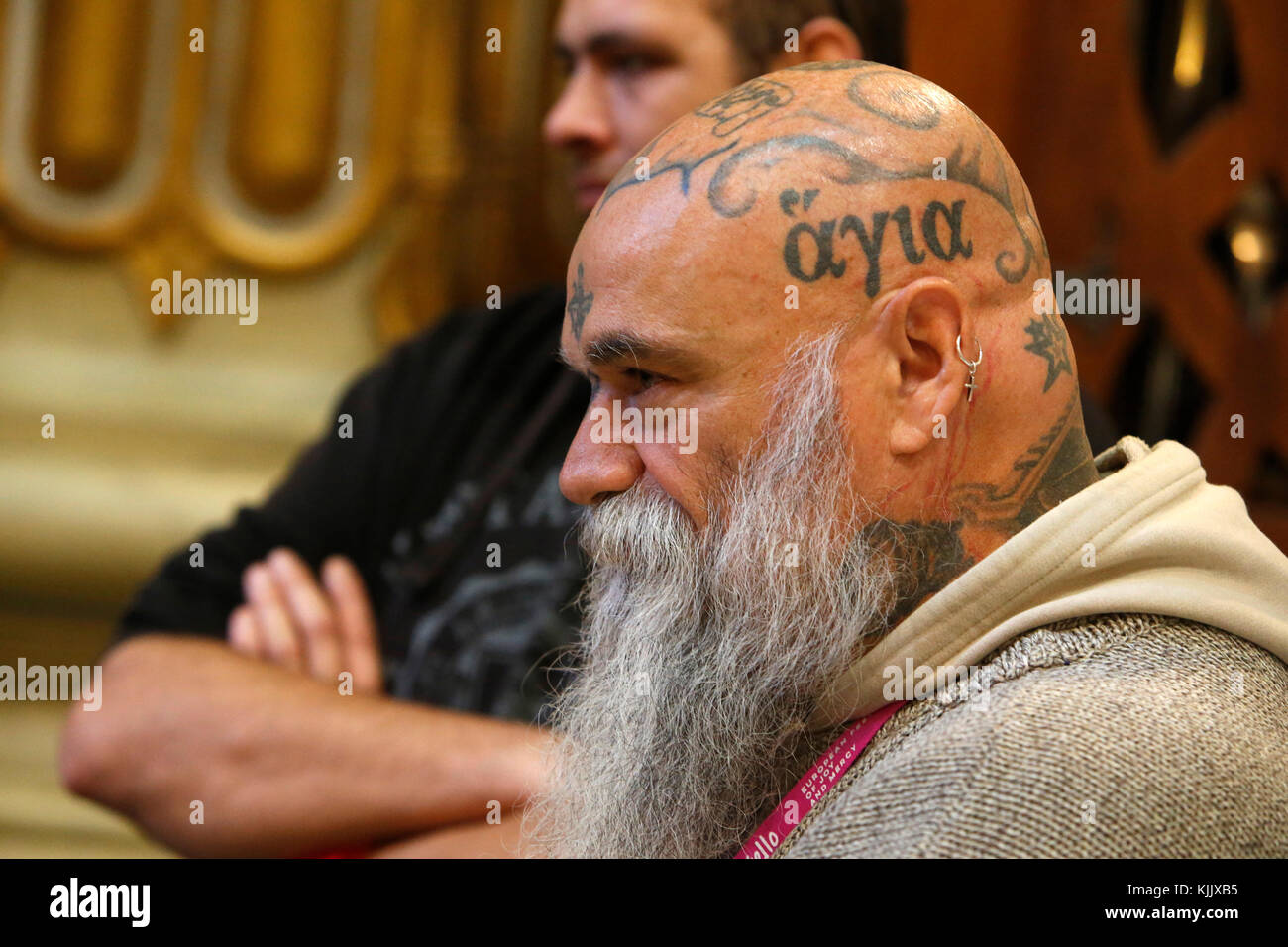 FRATELLO pilgrimage in Rome. Caritas volunteer. Italy Stock Photo Alamy