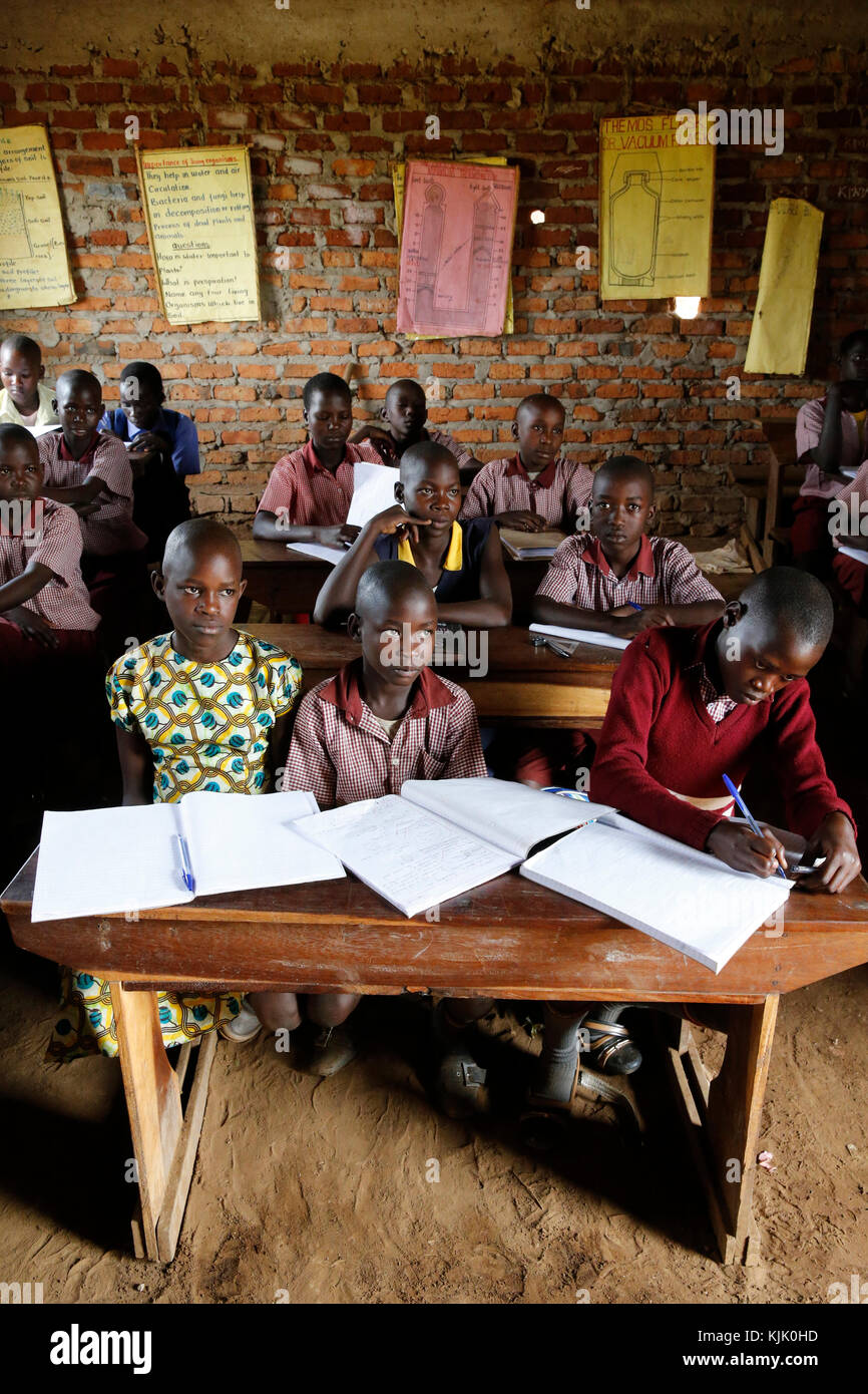 Ugandan school. Uganda Stock Photo