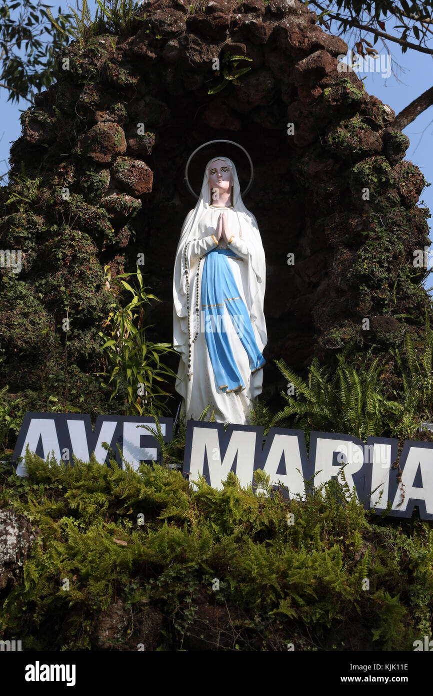 Ave Maria. Virgin Mary statue. Dalat. Vietnam Stock Photo - Alamy