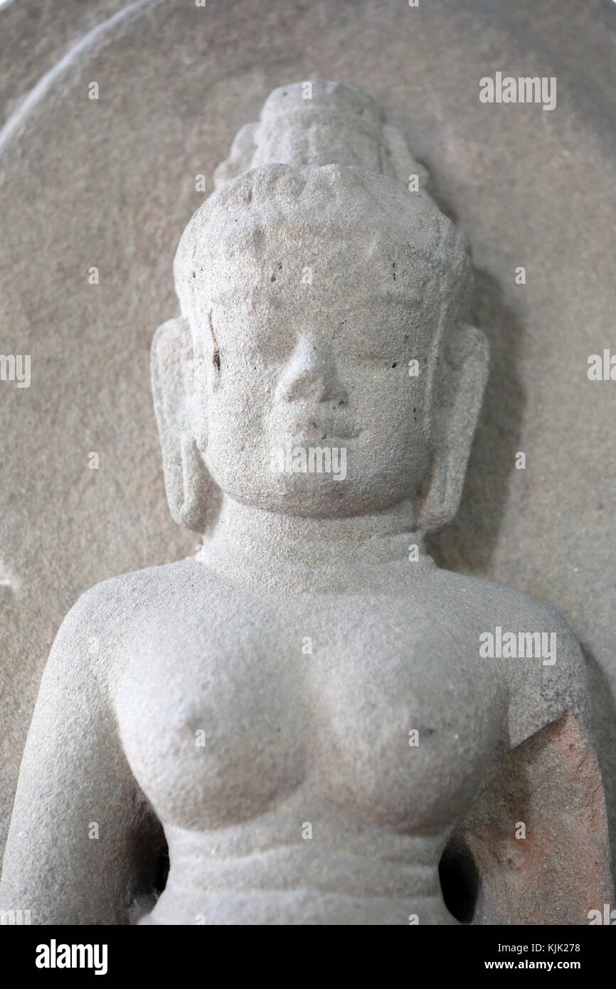 Museum of Cham Sculpture. Goddess Laksmi.  Danang. Vietnam. Stock Photo
