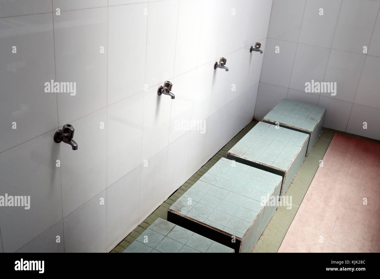 Masjid Al Rahim Mosque. Ritual purity in Islam. Wudu ( ablution ).  Ho Chi Minh City.  Vietnam. Stock Photo