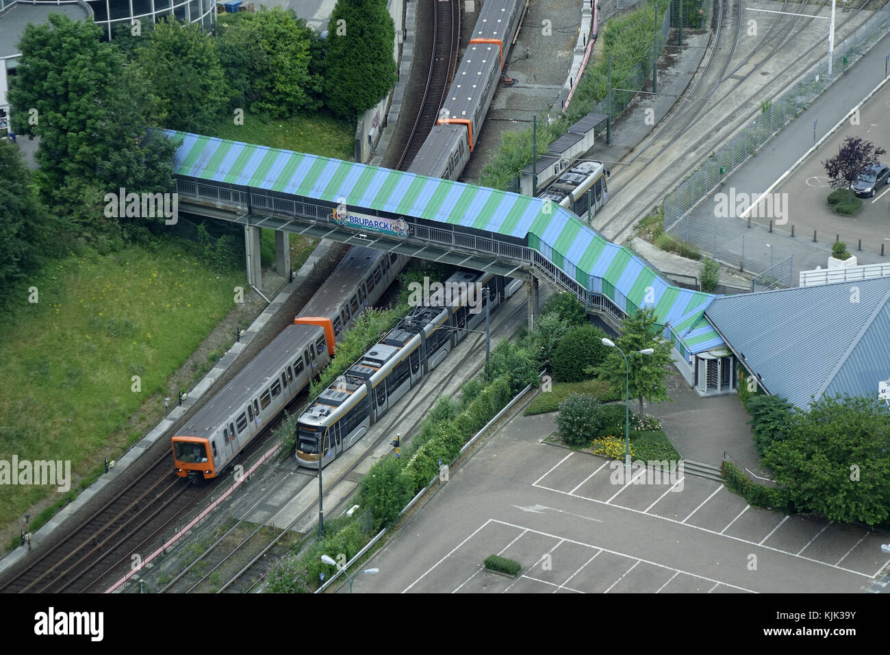 Societe des transports de bruxelles hires stock