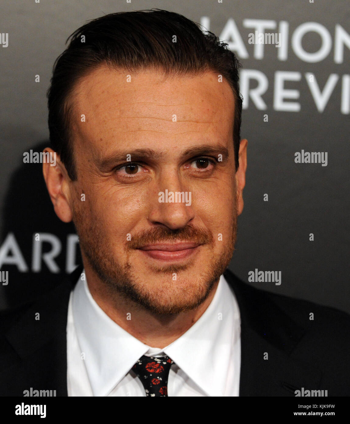 NEW YORK, NY - JANUARY 05: Jason Segel attends the 2015 National Board of Review Gala at Cipriani 42nd Street on January 5, 2016 in New York City   People:  Jason Segel Stock Photo