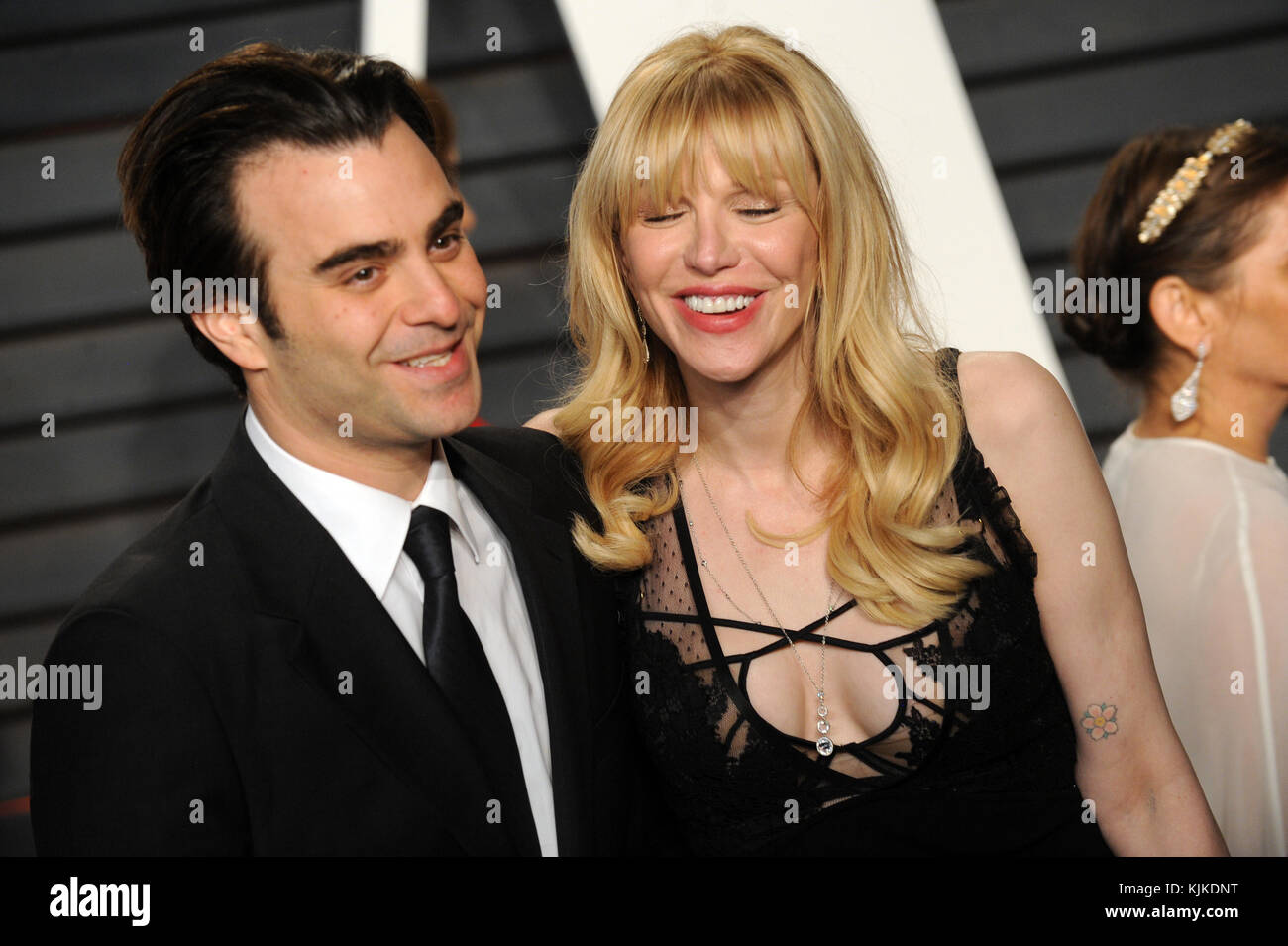 BEVERLY HILLS, CA FEBRUARY 28 Nicholas Jarecki, Courtney Love