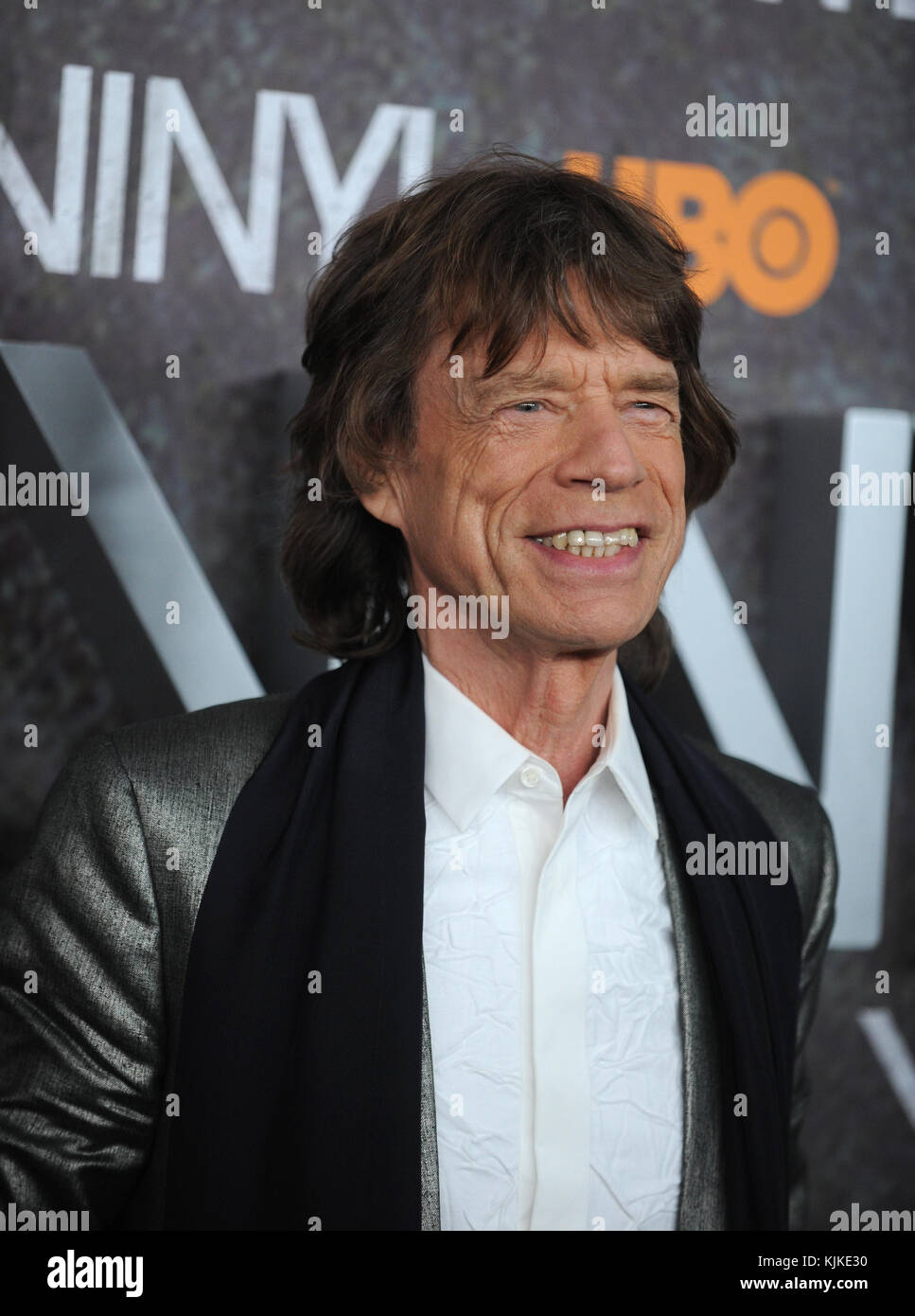 NEW YORK, NY JANUARY 15 Mick Jagger attends the 'Vinyl' New York