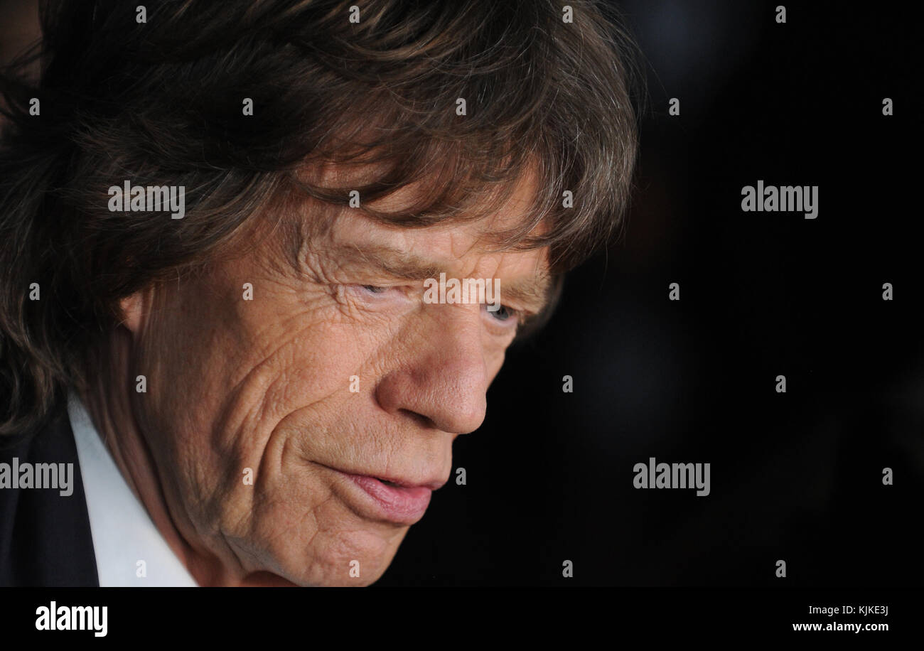 NEW YORK, NY JANUARY 15 Mick Jagger attends the 'Vinyl' New York