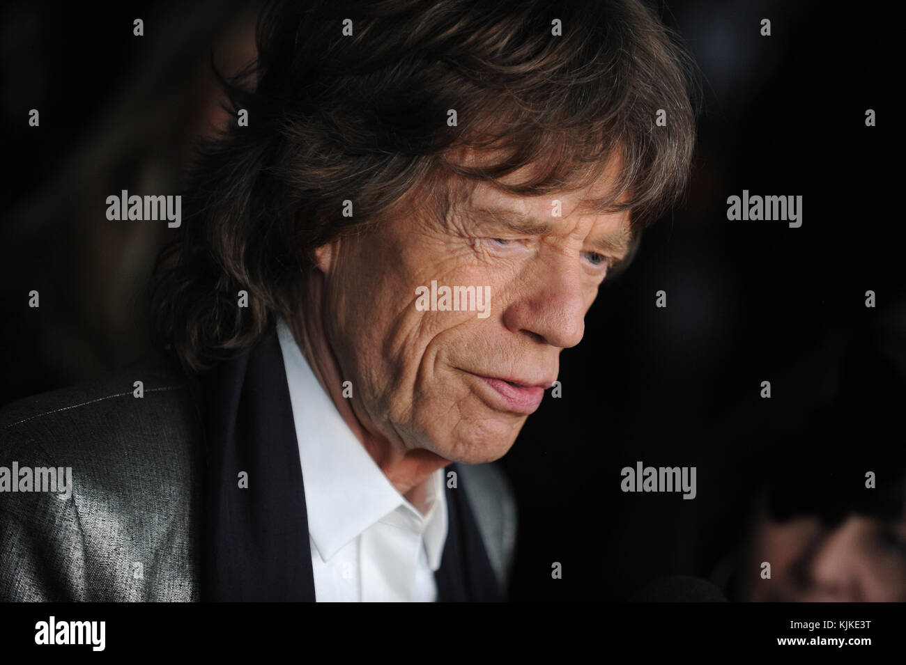 NEW YORK, NY JANUARY 15 Mick Jagger attends the 'Vinyl' New York