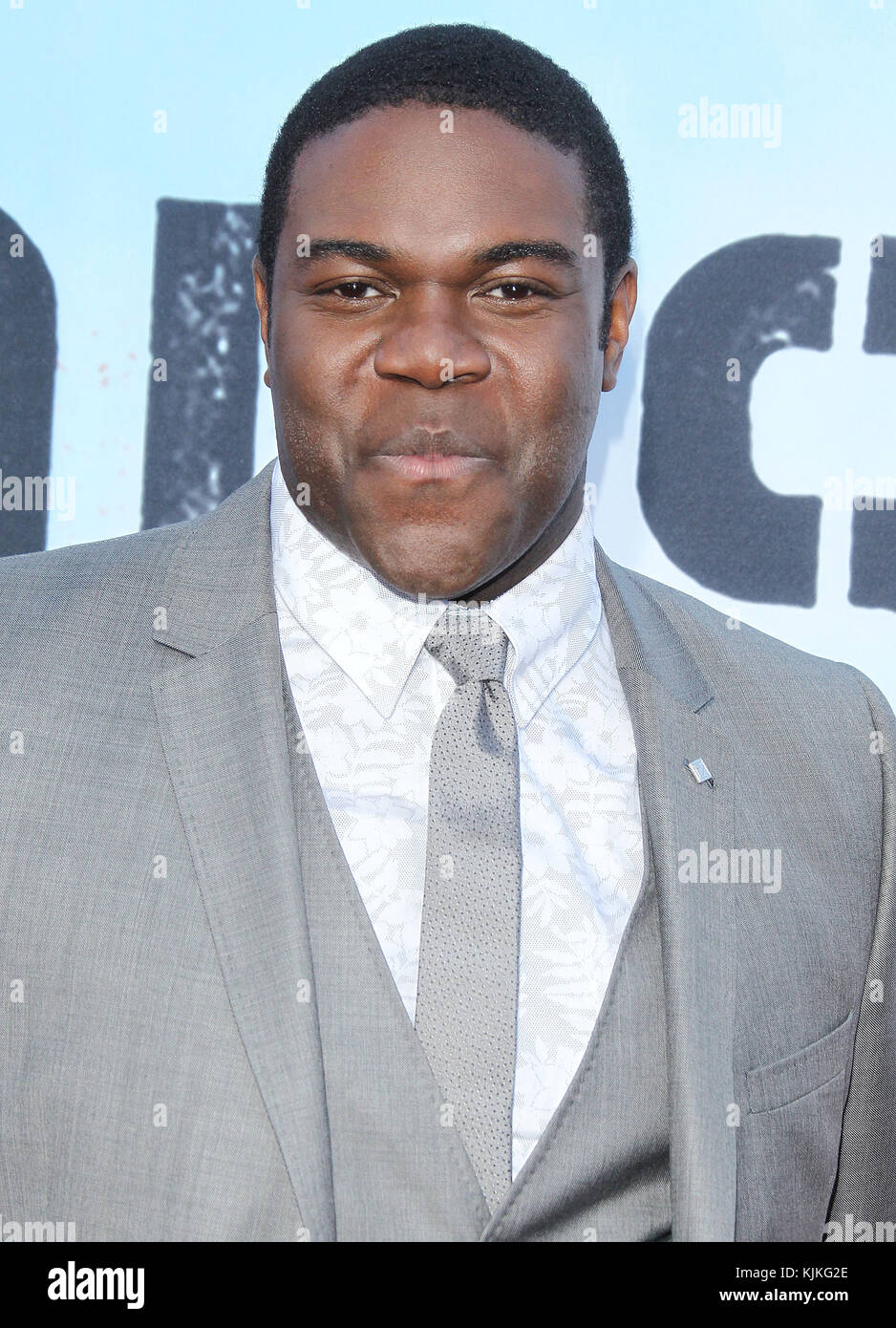 WESTWOOD, CA - MAY 16: Sam Richardson  arrives at the premiere of Universal Pictures' 'Neighbors 2: Sorority Rising' at the Regency Village Theatre on May 16, 2016 in Westwood, California.    People:  Sam Richardson Stock Photo