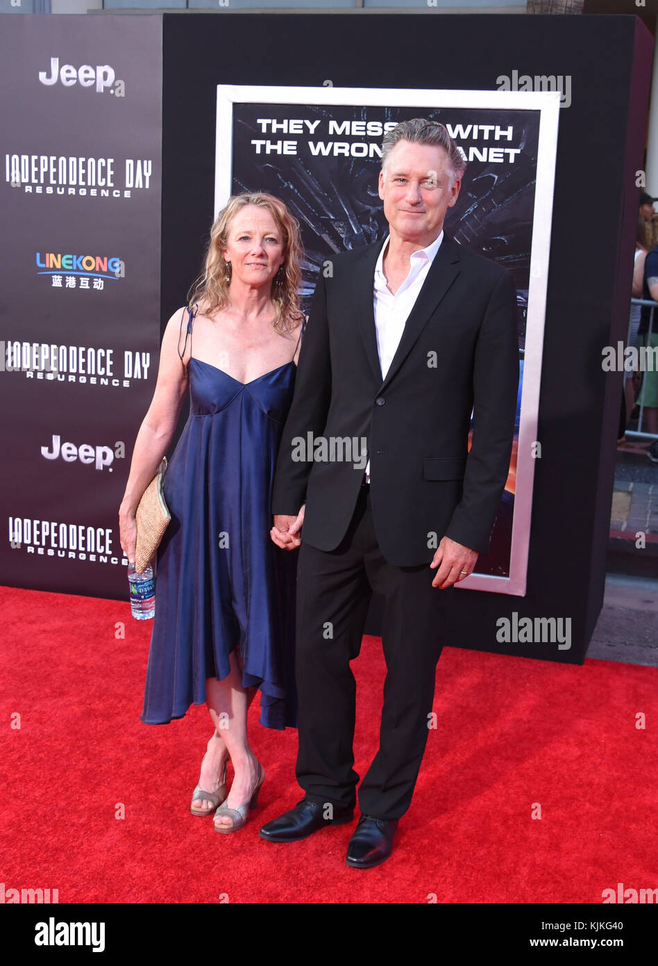 HOLLYWOOD, CA - JUNE 20: Bill Pullman, Tamara Hurwitz arrives for the