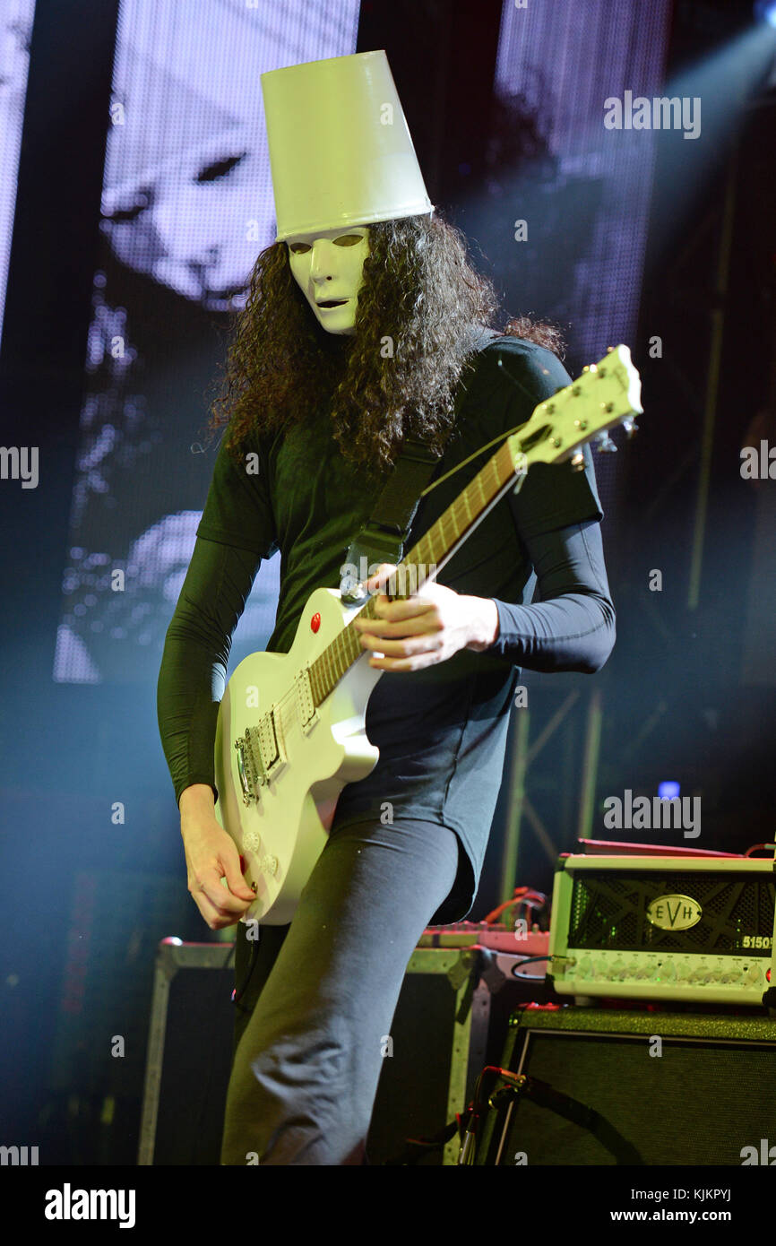 FORT LAUDERDALE, FL - FEBRUARY 28: Brian Patrick Carroll AKA Buckethead ...
