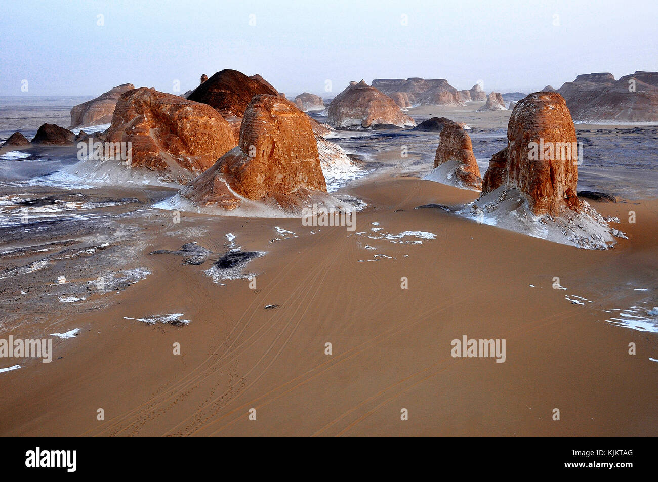 Agabat desert, Assiout province. Egypt. Stock Photo