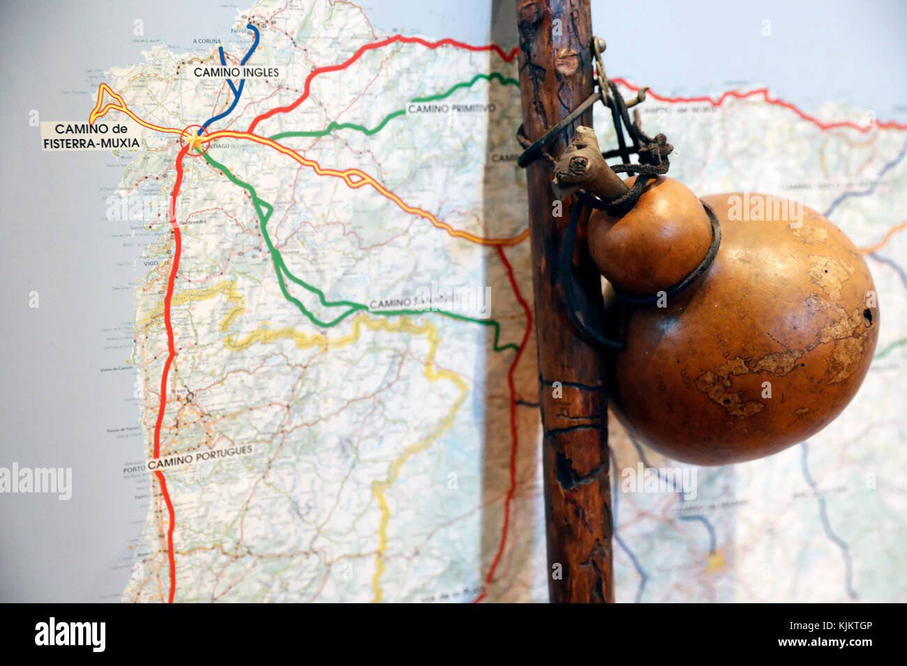 Route Of Santiago De Compostela And Pilgrim S Staff France Stock Photo Alamy Route Of Santiago De Compostela And Pilgrim S Staff France Stock Photo Alamy