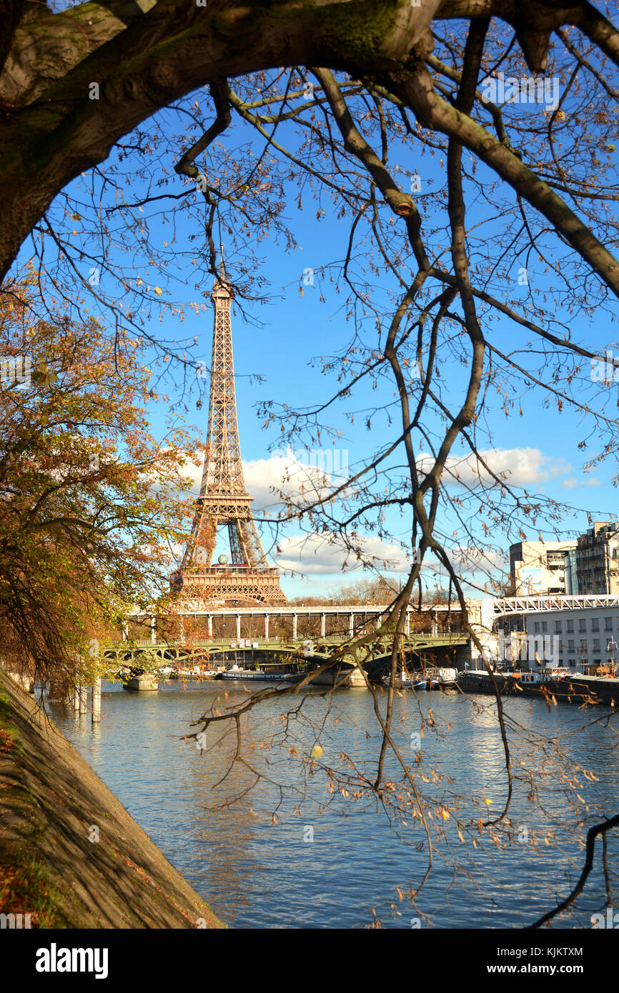 Eiffel tower. Paris. France. Stock Photo