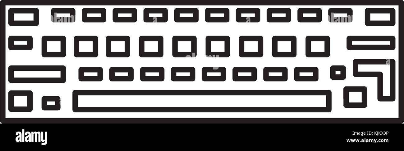 Isolated keyboard design Stock Vector Image &amp; Art - Alamy