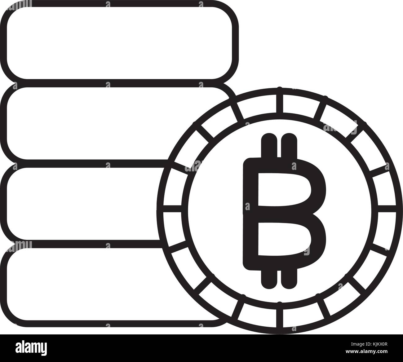 Isolated bitcoin design Stock Vector Image & Art - Alamy