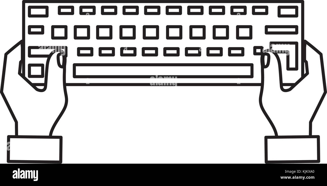 Isolated keyboard design Stock Vector Image & Art Alamy