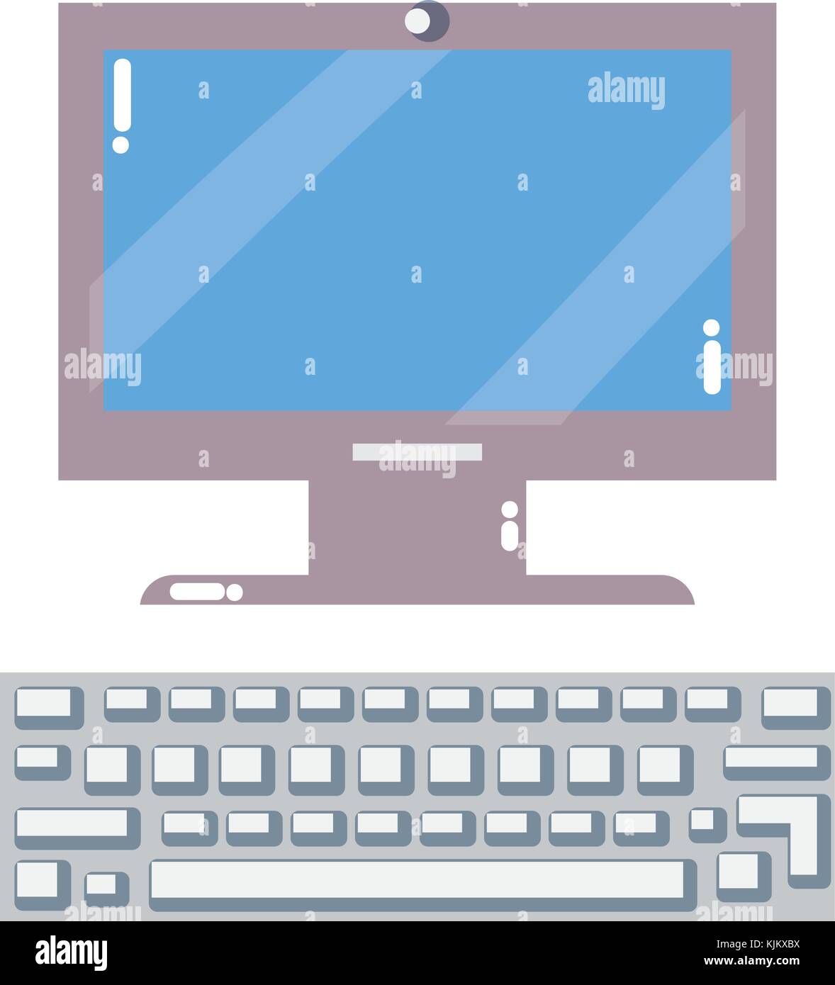 Computer Design Stock Image Isolated computer design Stock Vector Image & Art - Alamy