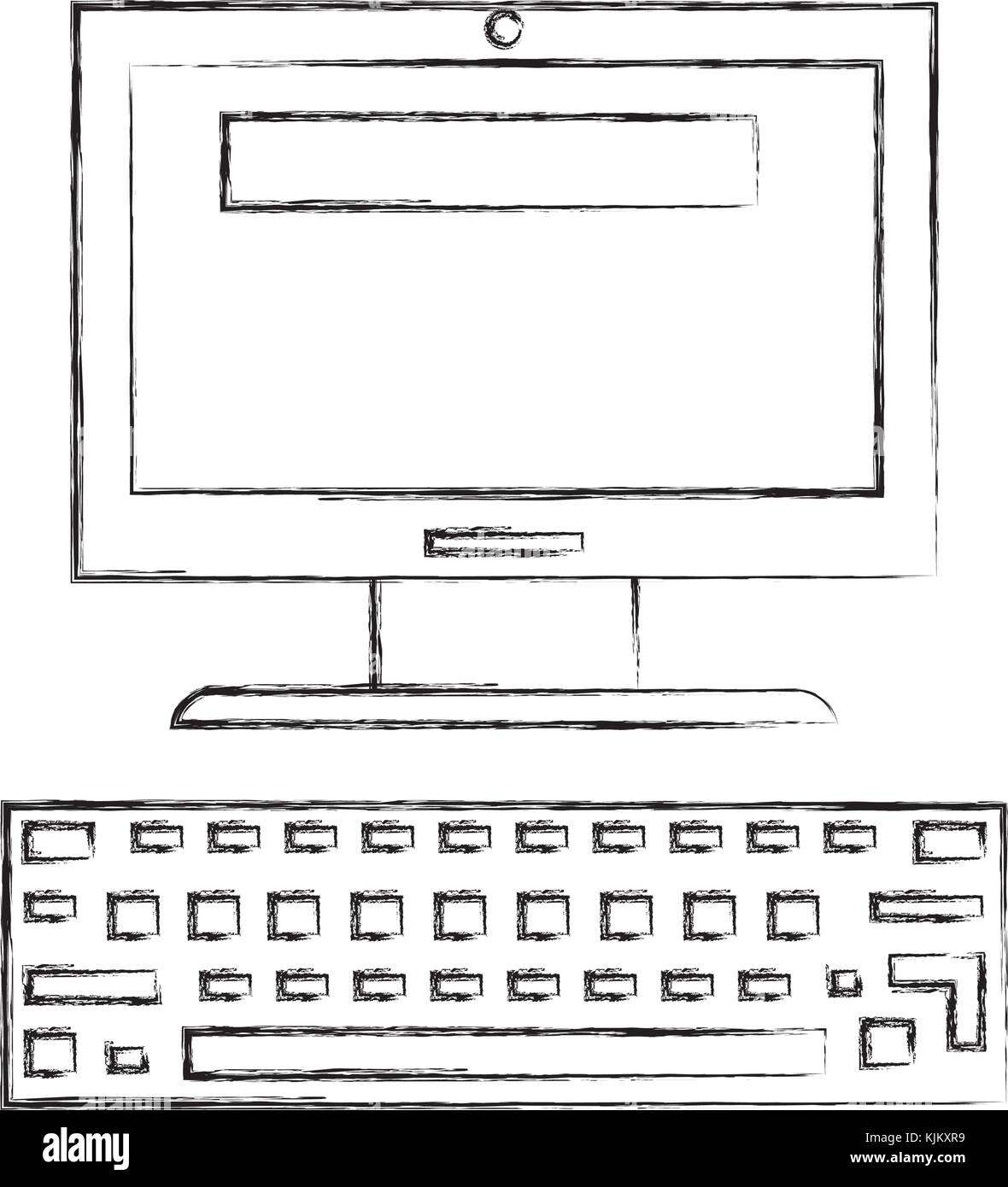 Isolated computer design Stock Vector Image & Art - Alamy