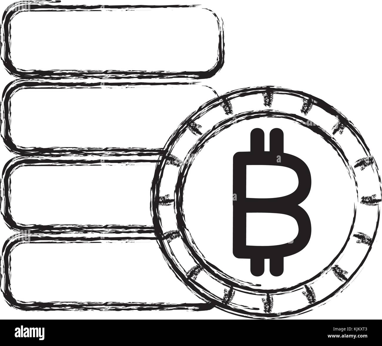 Isolated bitcoin design Stock Vector Image & Art - Alamy