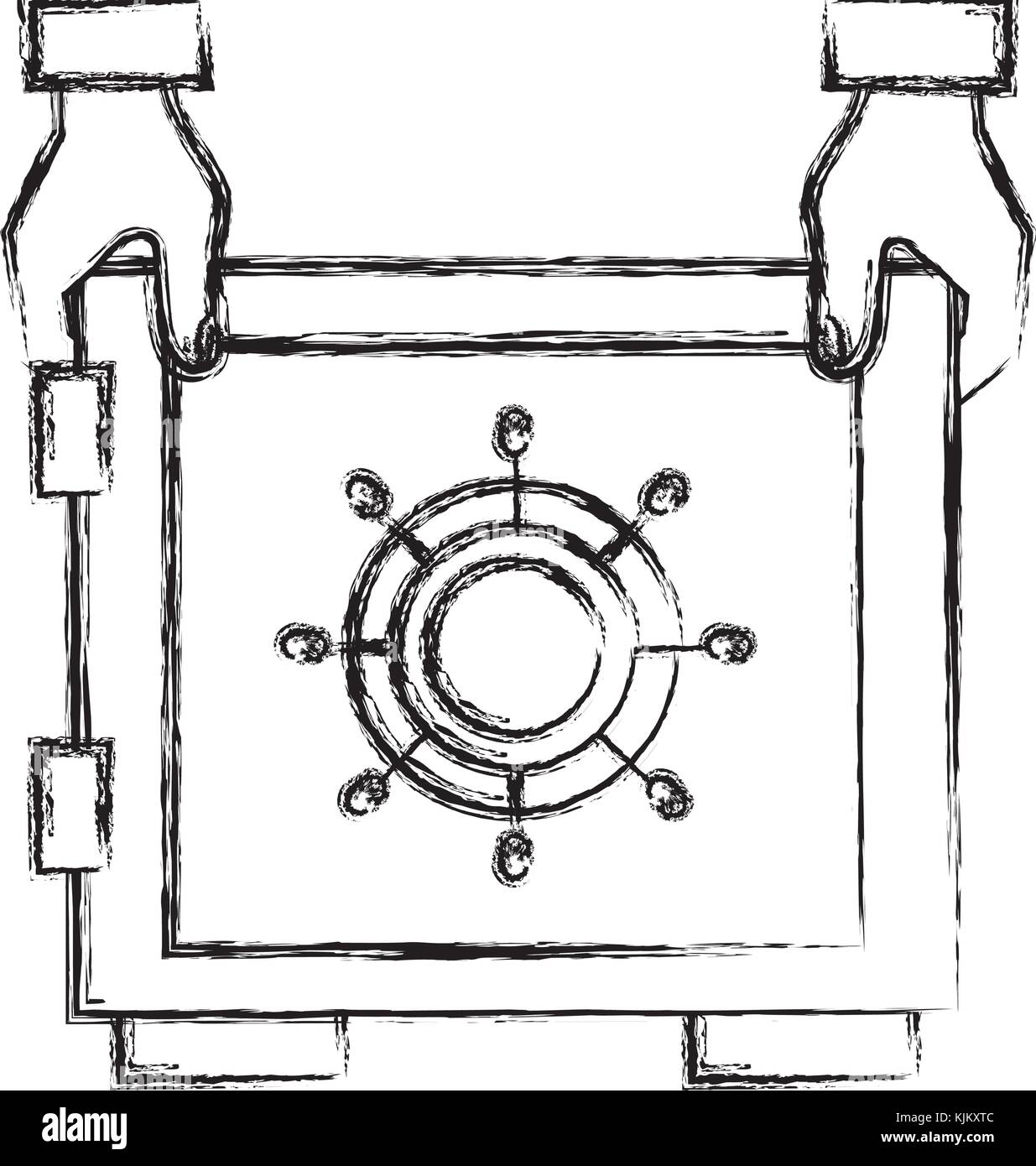 Strong Box Meaning Isolated strongbox design Stock Vector Image & Art - Alamy