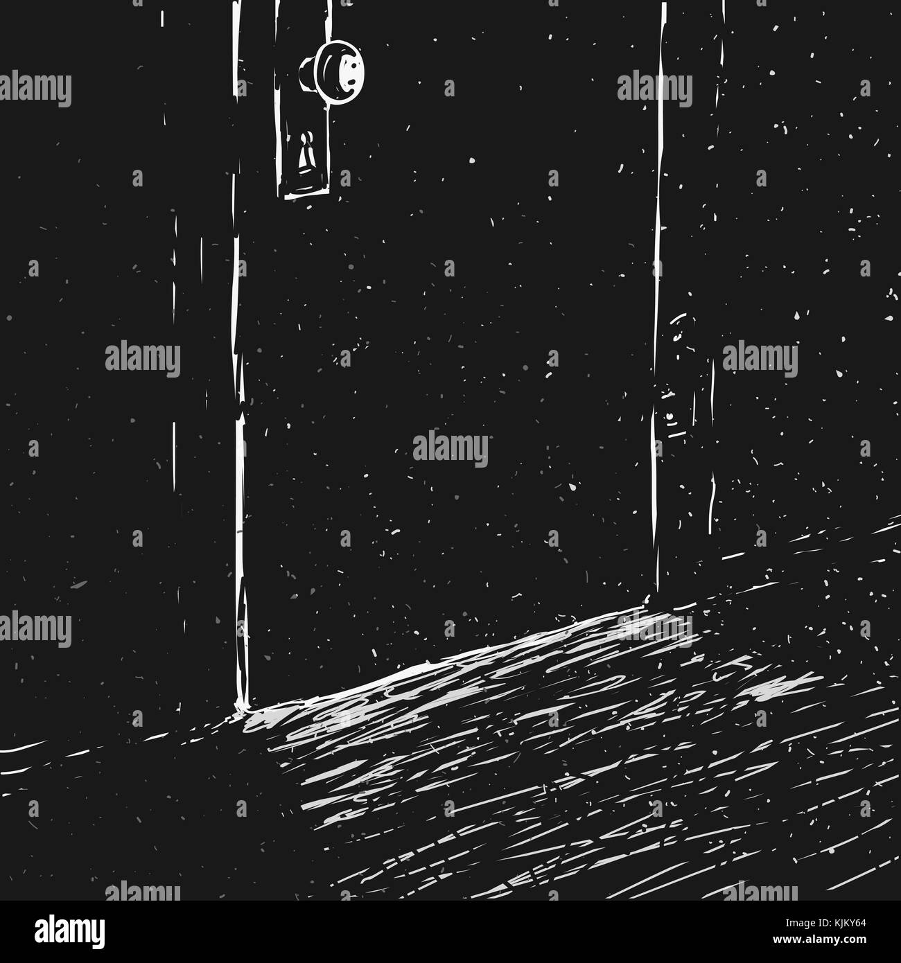 Dust door Black and White Stock Photos & Images - Alamy